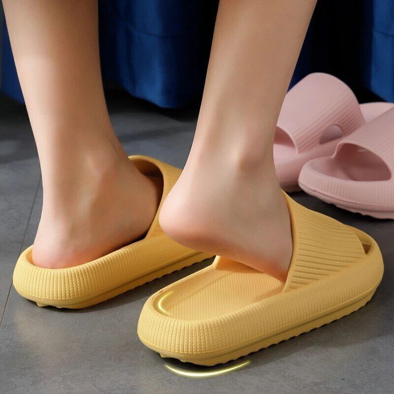 SAOLA Pantofole donna suola spessa leopardata stampa frutta interno esterno scarpe plateau