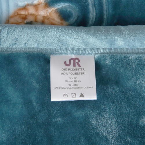 Coperta pesante spessa stampa animalier 2 strati calda morbida visone coreano coperta regina re - Foto 37 di 113