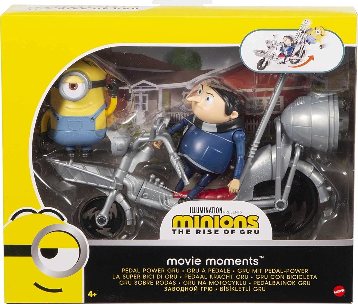 おもちゃ GRU Minions The Rise of Gru Movie Moments Pedal Power Gru New In Box