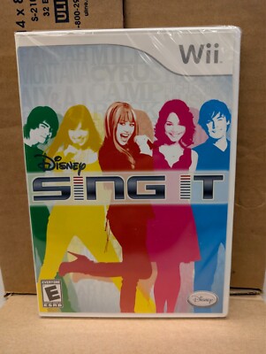 Disney Sing It (Nintendo Wii, 2008) New/SEALED READ DESCRIPTION
