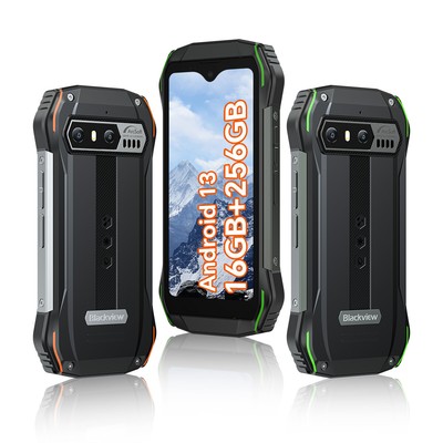Blackview N6000 4G Rugged Smartphone 16GB+256GB 4.3'' Android 13 NFC Face Unlock