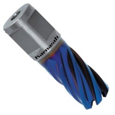 HSS-XE Kernlochbohrer 12-38mm Weldon Metall Schnitttiefe 30mm Ausw./Auswerfstift