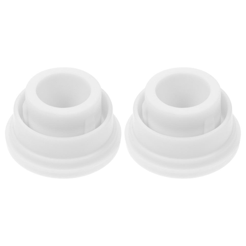 2 Pcs Pool Ladder Caps Rubber Plug Swimming Pools Slides Inground