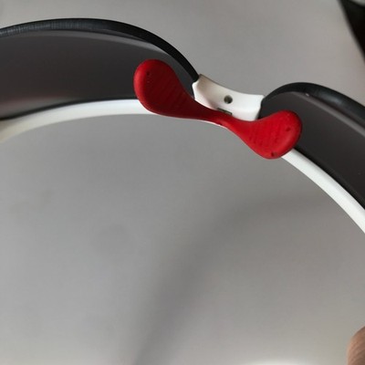 Bolle Bolt S Sunglasses 12204 in matte white with red accent  display picture 1