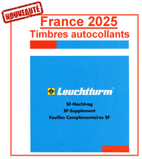 Nouveauté Jeu Leuchtturm feuilles complémentaires SF France Timbres autocollants