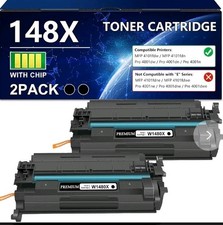 148x Toner Cartridge Black With Chip High Yield 2 Pack Ph Laser Jet Pro 4001 Mfp 148x Toner Cartridge Black With Chip High Yield 2 Pack Ph Laser Jet Pro 4001 Mfp