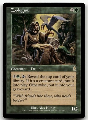 Zoologist #285 (NM) Odyssey ODY Magic MTG