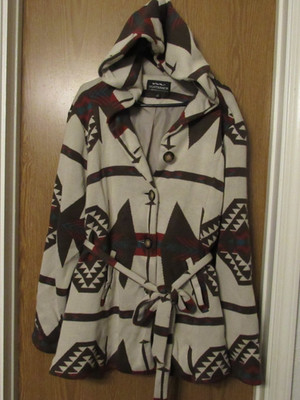 Montana Company Co Womens size 3X, Southwestern Aztec Sweater Jacket/Coat