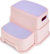 2 Step Stool Kids Toddler Step Stool Bathroom Kitchen Bedroom Living Room
