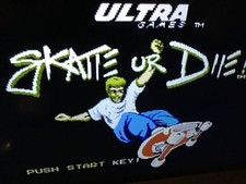 Skate or Die (1988) Nes box and cartridge game only 