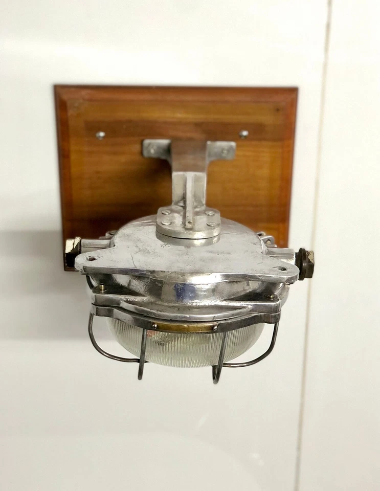 Классический русский промышленный алюминиевый винтажный настенный потолочный светильник с корабельным креплением - Изображение 4 из 4