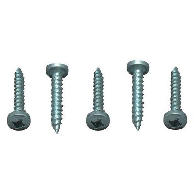 AP Products #8 x 1'' Zinc Square Recess Pan Head SAE Screws 500 Pieces