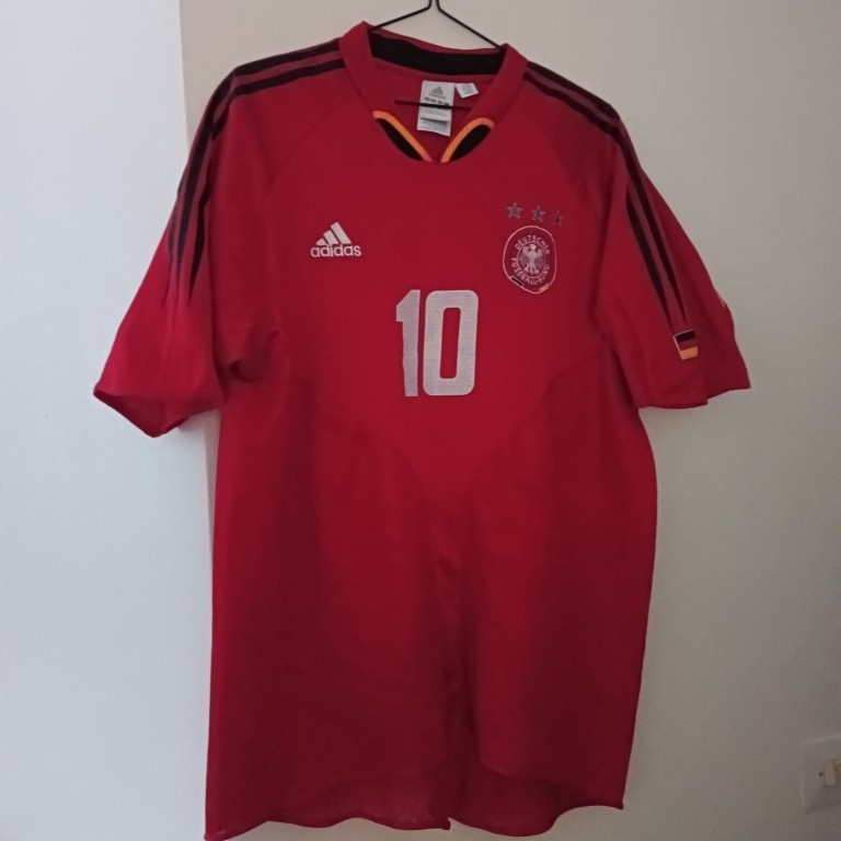 Germany 2004 #10 Kevin Kurányi Away Adidas Vintage Football Shirt Jersey