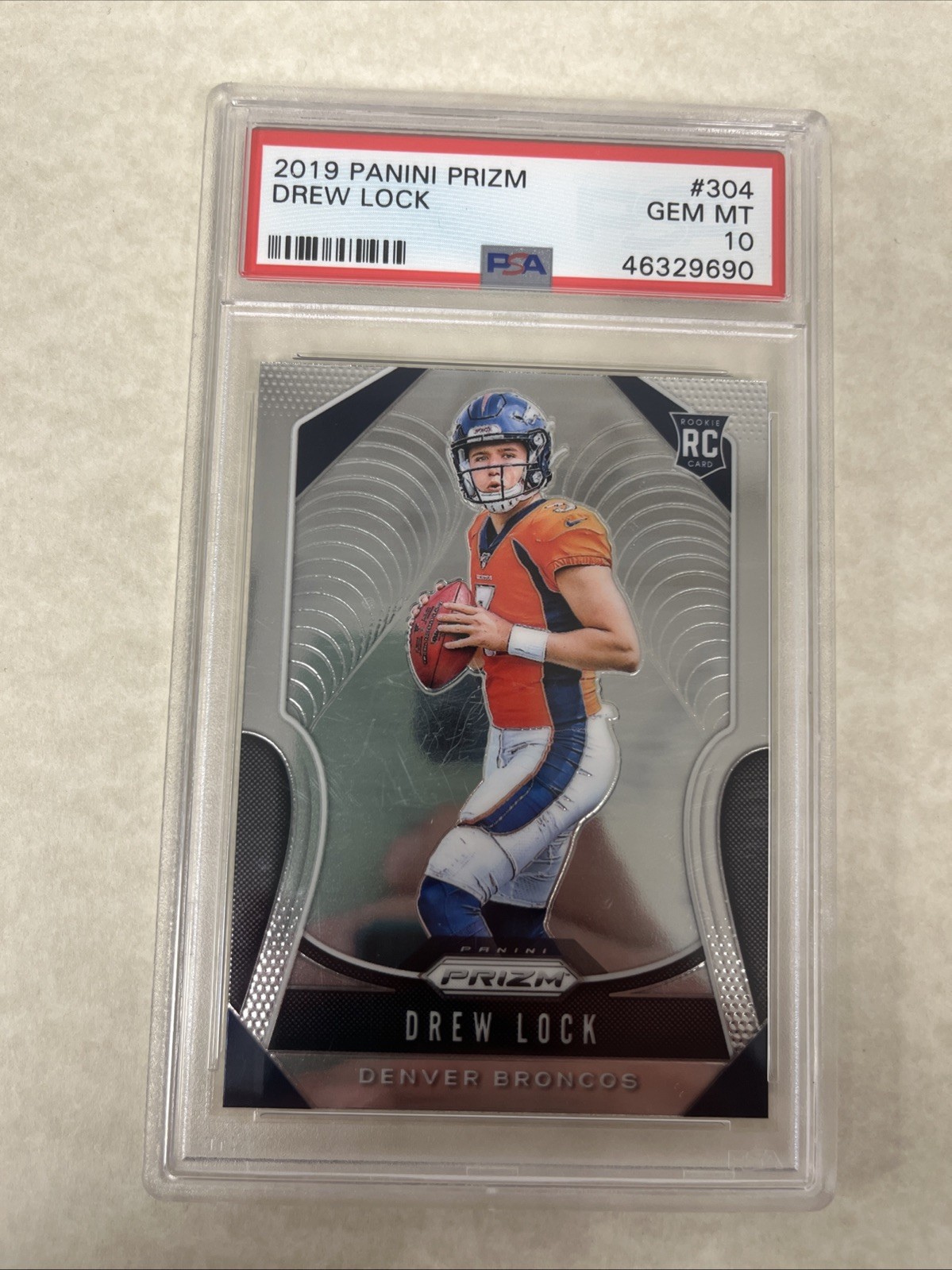 2019 Panini Prizm - Rookies Drew Lock #304 (RC)