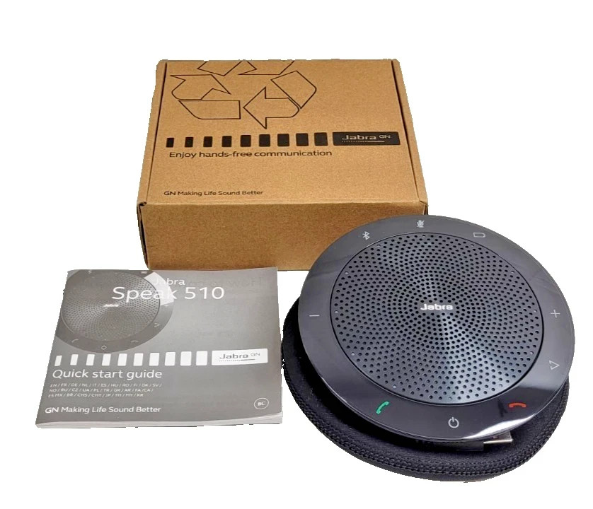 Haut-Parleur Jabra Speak 510 MS contre les échos pour des appels clairs