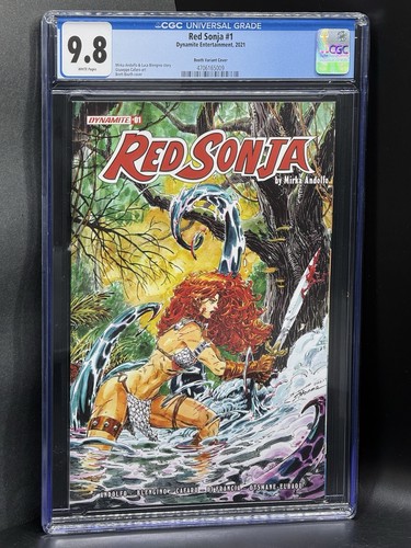 Red Sonja #1 Brett Booth Variant Cover CGC 9.8 Mirka Andolfo