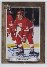 2024 Upper Deck Engrained Icons Beehive Portrait Signatures John Chabot Auto 8mm