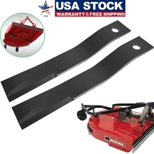2PC for Bush Hog Blades 7556 7556BH Fit BH216-2 SQ172 SQ72-4 SQ720 1206 1256 206