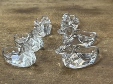 Lot 6 Canards en cristal de Baccarat Réf 26/1847