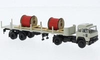 (4823) Brekina 1:87, 83287 Magirus 310 D 16 Rungen Sz Mit Kabeltrommel Neu & Ovp