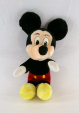 Vintage Disneyland Walt Disney World 13" Mickey Mouse Plush 1980 Stuffed Animal