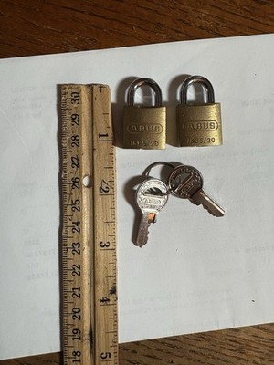 Set Of 2 Abus 65/20 Keyed Alike 2 Keys
