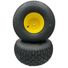 20x8.00-8 Turf Tire & Wheel - Set of 2 - Fits on 3/4 Inch Axle