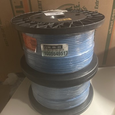 Southwire 500 ft. Blue 23/4 Solid CU CAT6 CMR (Riser) Data Cable