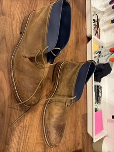 Cole Haan Chukka Boots Colton Oiled Brown Leather Casual C11771 Men’s Size 7.5