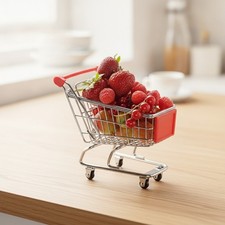 Educational Mini Shopping Cart for Kids - Stimulating Imagination and Skills
