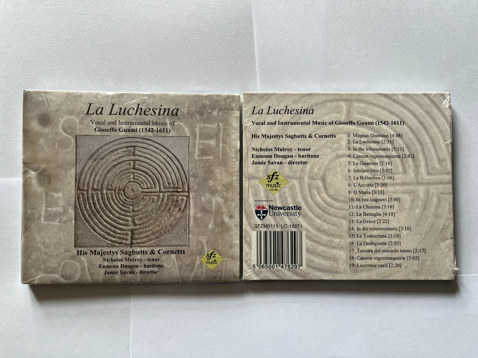 HIS MAJESTYS SAGBUTTS & CORNETTS - La Luchesina: Gioseffo Guami music CD SEALED