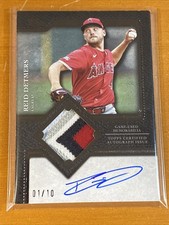 2025 Topps Update Series Reid Detmers Flagship Auto Patch #ed 1/10! Black