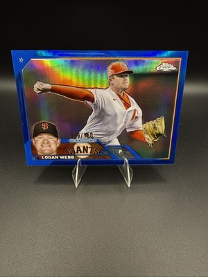 2023 Topps Chrome - Logan Webb #32 Blue Refractor /150