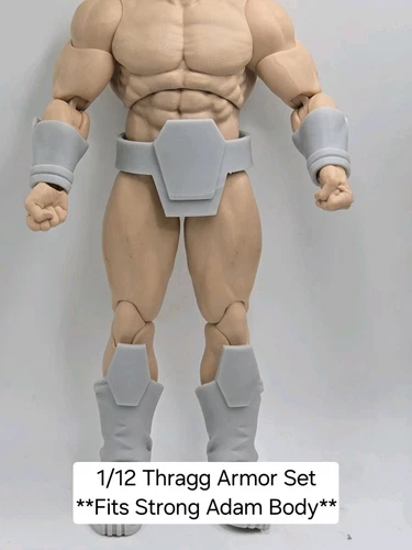 3d Print UNBEATABLE VILTRUMITE THRAGG ARMOR SET 6" 1/12 Classified LEGENDS Scale