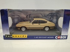 Vanguards Corgi 1:43 Ford Capri Mk3 3.0 Ghia Oyster Gold RHD VA10814A