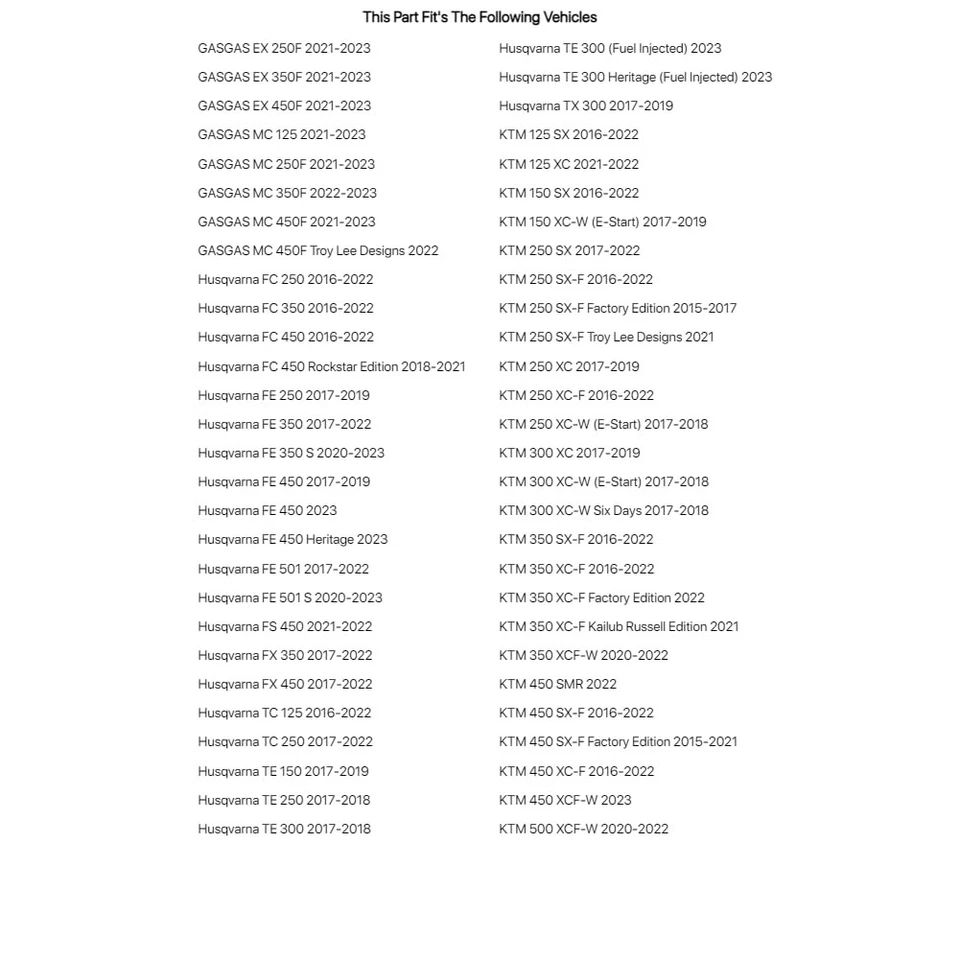 PC Racing Pro-Seal For HUSQVARNA FC 450 Rockstar Edition 2018-2021 Foto 2 de 4
