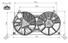 Radiateur Nissan NV200