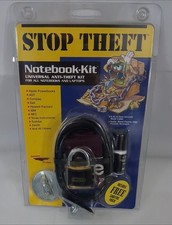NOTEBOOK-Kit Universal ANTI-Theft Qualtec 1995 f5ft Steel Cable ONS Brand-NEW