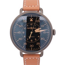 Bell & Ross Vintage WW1 45mm Black Dial Watch Ref# BRWW192-HER/SCA