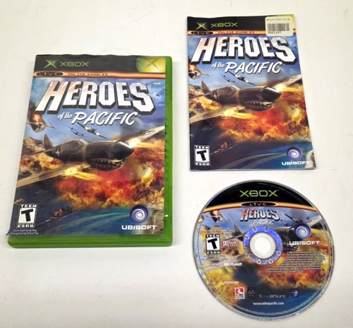 Heroes of the Pacific (Microsoft Xbox, 2005) Complete Game CIB - Tested