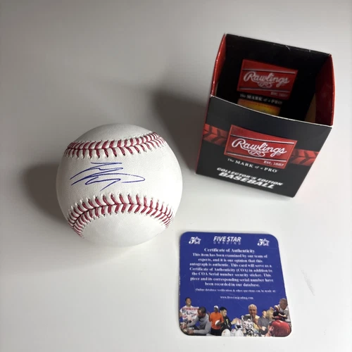 Shohei Ohtani Signed MLB Baseball Auto Five Star Grading COA #446000