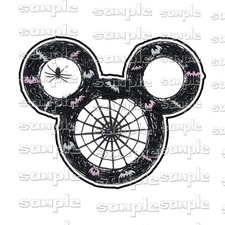 Disney Halloween spiders and Premade Die Cut Scrapbook Page Paper Piece Die Cut