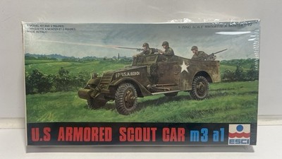 ESCI U.S. Armored Scout Car m3a1 Kit 8038 1/72 Scale Sealed Box