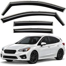 Sun Rain Visors Wind Rain Guards for 2017-2023 Subaru Impreza Hatchback