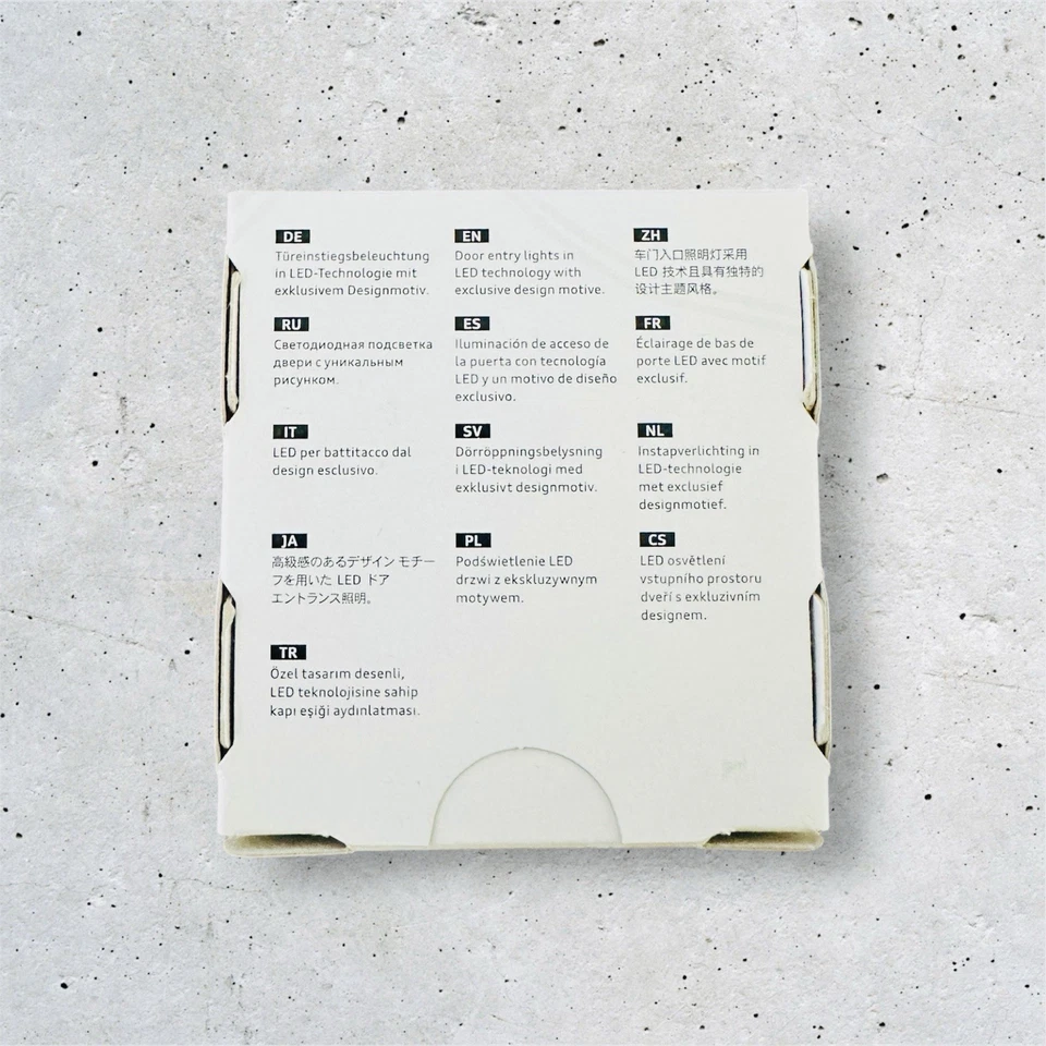 AUDI ENTRY LED PUDDLE LIGHT RINGS 4G0052133G COOL WHITE 5K (2 LED) - Image 3 of 4