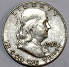 1963-D FRANKLIN HALF DOLLAR - Extra Fine - #2048EB