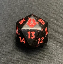 ATLA Avatar - Magic: The Gathering Prelease Dice - D20 Spindown MTG Dice - RED