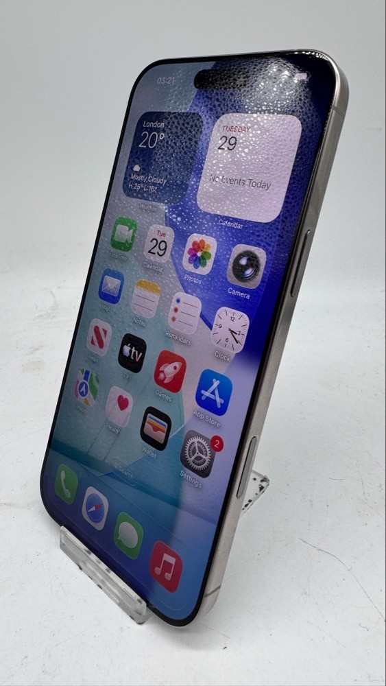 Apple iPhone 16 Pro Max - 256GB - Natural Titanium (Unlocked) Pristine image 4