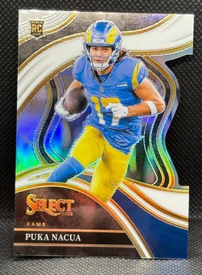 2023 Panini Select White Die Cut Club Level /199 Puka Nacua LA Rams #224