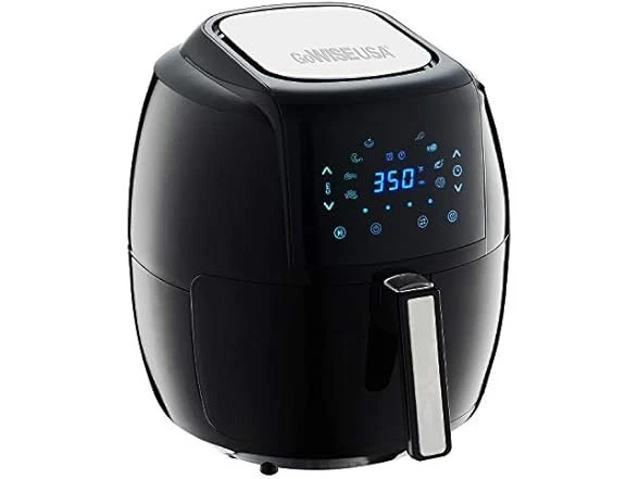 GoWISE USA 1700-Watt 5.8-QT 8-in-1 Digital Air Fryer with Recipe Book - Black
Opens in a new window